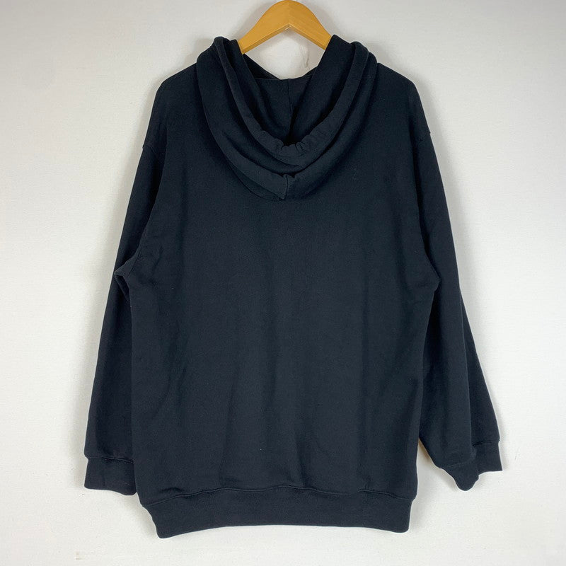 【中古品】【メンズ】 BALENCIAGA バレンシアガ 19SS RAINBOW BB LOGO HOODIE 570811 TEV50 レインボー BBロゴ フーディ 長袖 トップス プルオーバーパーカー 141-260611-yo-05-tei サイズ：XXS カラー：ブラック 万代Net店