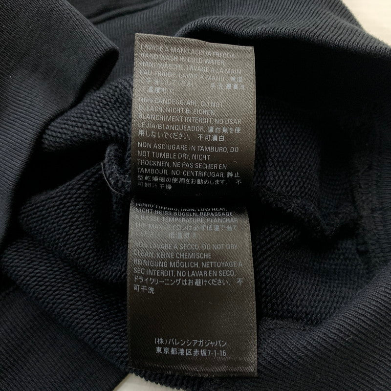 【中古品】【メンズ】 BALENCIAGA バレンシアガ 19SS RAINBOW BB LOGO HOODIE 570811 TEV50 レインボー BBロゴ フーディ 長袖 トップス プルオーバーパーカー 141-260611-yo-05-tei サイズ：XXS カラー：ブラック 万代Net店