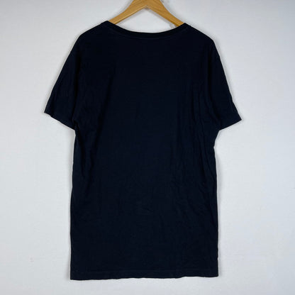 【中古品】【メンズ】 GUCCI グッチ 18SS LEOPARD VINTAGE LOGO PRINT EMBROIDERY TEE 493117-X9X96 レオパード ヴィンテージロゴ プリント エンブロイダリー Tシャツ 半袖 141-260612-yo-09-tei サイズ：XS カラー：ブラック 万代Net店