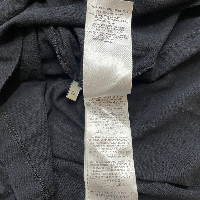 【中古品】【メンズ】 GUCCI グッチ 18SS LEOPARD VINTAGE LOGO PRINT EMBROIDERY TEE 493117-X9X96 レオパード ヴィンテージロゴ プリント エンブロイダリー Tシャツ 半袖 141-260612-yo-09-tei サイズ：XS カラー：ブラック 万代Net店