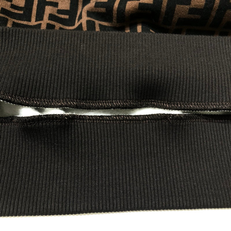 【中古品】【メンズ】 FENDI フェンディ FF LOGO HOODIE FY0945 A6ZT FFロゴ フーディ トップス プルオーバーパーカー ズッカ柄 141-260610-sa-09-tei サイズ：M カラー：ブラウン 万代Net店
