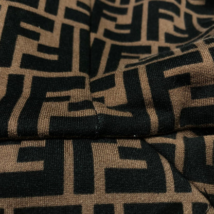 【中古品】【メンズ】 FENDI フェンディ FF LOGO HOODIE FY0945 A6ZT FFロゴ フーディ トップス プルオーバーパーカー ズッカ柄 141-260610-sa-09-tei サイズ：M カラー：ブラウン 万代Net店
