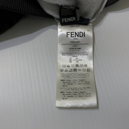 【中古品】【メンズ】 FENDI フェンディ FF LOGO HOODIE FY0945 A6ZT FFロゴ フーディ トップス プルオーバーパーカー ズッカ柄 141-260610-sa-09-tei サイズ：M カラー：ブラウン 万代Net店