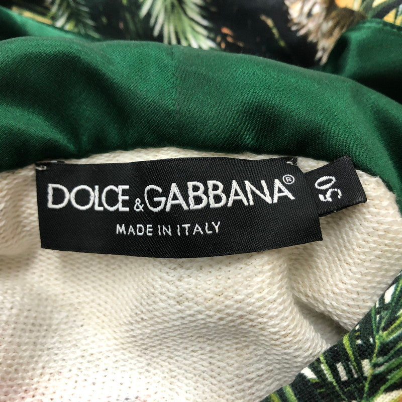【中古品】【メンズ】 DOLCHE&GABBANA ドルチェアンドガッバーナ DG KING TROPICAL PRINT HOODIE G9OF9T キング トロピカル プリント フーディ トップス プルオーバーパーカー 141-260609-sa-06-tei サイズ：50 カラー：総柄 万代Net店