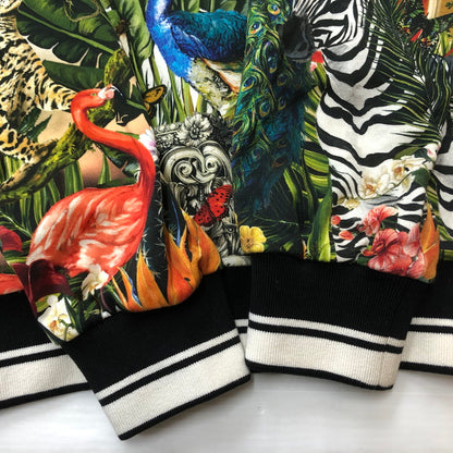 【中古品】【メンズ】 DOLCHE&GABBANA ドルチェアンドガッバーナ DG KING TROPICAL PRINT HOODIE G9OF9T キング トロピカル プリント フーディ トップス プルオーバーパーカー 141-260609-sa-06-tei サイズ：50 カラー：総柄 万代Net店
