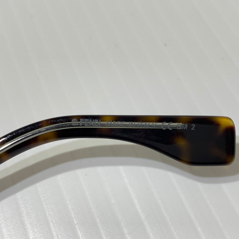 【中古品】【メンズ】 FENDI フェンディ SUNGLASSES FF M0101 アイウェア サングラス スクエア ウェリントン 203-260613-ko-09-tei サイズ：52□23-150 カラー：ブラウン 万代Net店