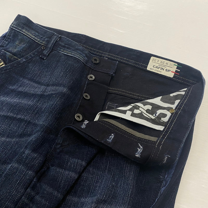 【現状渡し品】【メンズ】 DIESEL ディーゼル WASH CAFIN SP DENIM PANTS 008SM ウォッシュ カフェイン エスピー デニムパンツ ボトムス ジーンズ 152-260613-ss-05-tei サイズ：W29L32 カラー：インディゴ 万代Net店