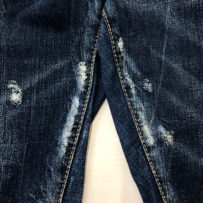 【中古品】【メンズ】 DSQUARED2 ディースクエアード DAMAGE DENIM PANTS S71LB0469 STN757 ダメージデニムパンツ ボトムス ジーンズ 152-260609-sa-07-tei サイズ：46 カラー：インディゴ 万代Net店