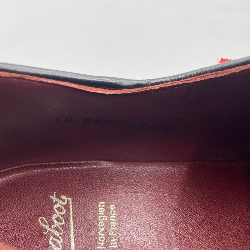 【中古品】【メンズ】 PARABOOT パラブーツ MICHAEL BBR MARCHE LIS NOIR 174912 68466 ミカエル マルシェ リス ノワール シューズ 靴 164-260609-yo-02-tei サイズ：EU 40 カラー：ブラック 万代Net店