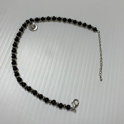 【中古品】【メンズ】 WildWood ワイルドウッド BEADS BRACELET ビーズ ブレスレット アクセサリー アンクレット 191-260613-ko-06-tei カラー：ブラック/シルバー 万代Net店