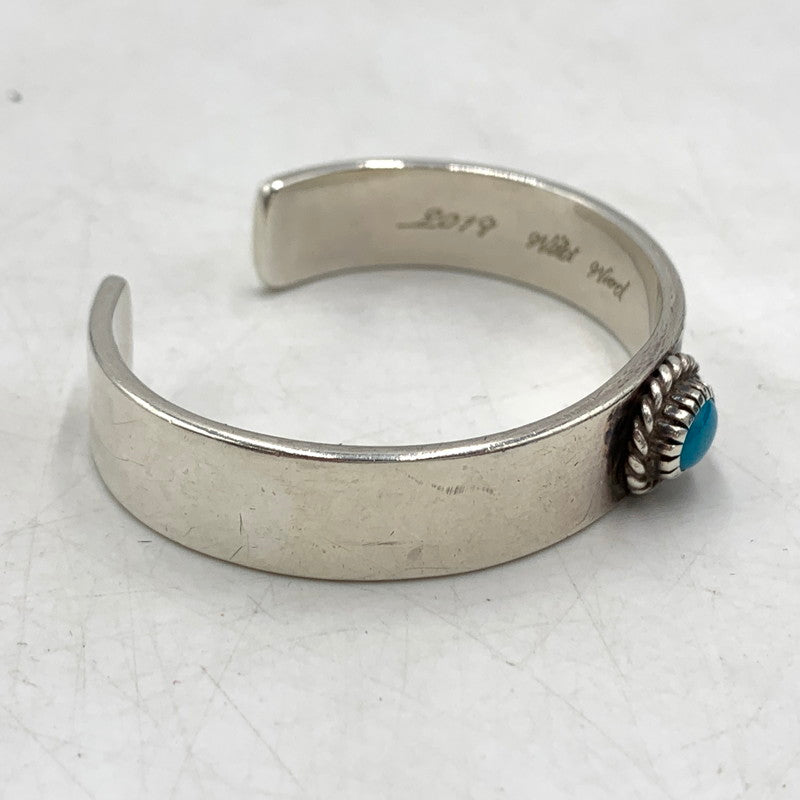 【中古品】【メンズ】 WildWood ワイルドウッド TORSION BANGLE TURQUOISE トーション バングル ターコイズ アクセサリー 191-260613-ko-02-tei カラー：シルバー 万代Net店
