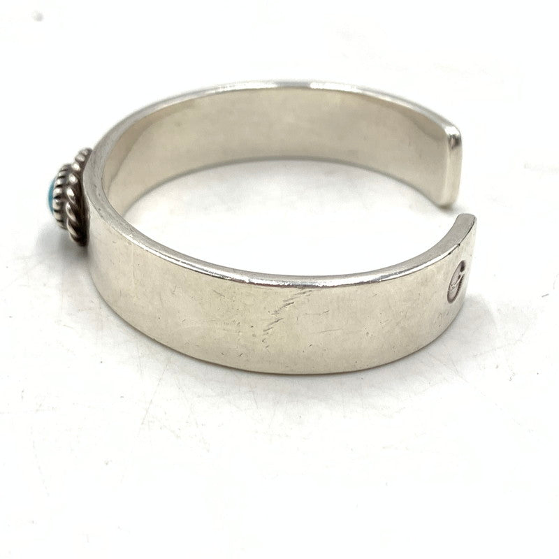 【中古品】【メンズ】 WildWood ワイルドウッド TORSION BANGLE TURQUOISE トーション バングル ターコイズ アクセサリー 191-260613-ko-02-tei カラー：シルバー 万代Net店