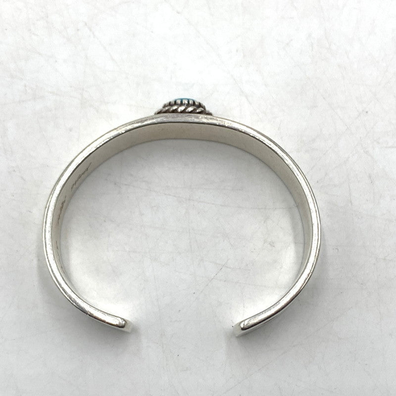 【中古品】【メンズ】 WildWood ワイルドウッド TORSION BANGLE TURQUOISE トーション バングル ターコイズ アクセサリー 191-260613-ko-02-tei カラー：シルバー 万代Net店