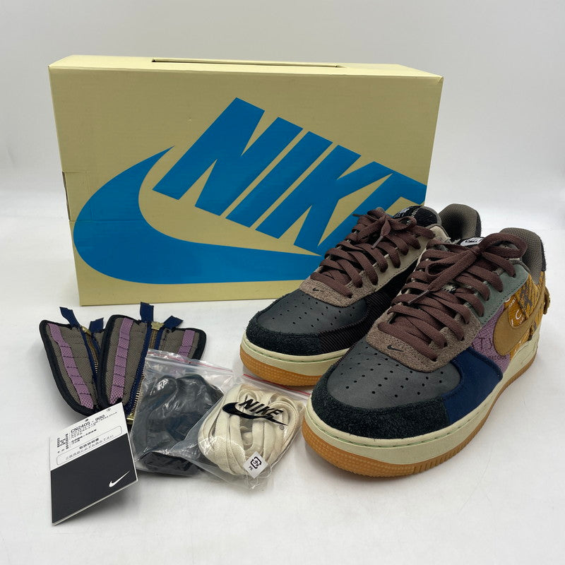【中古品】【メンズ】 NIKE ナイキ × TRAVIS SCOTT トラヴィススコット 別注 コラボ AIR FORCE 1 LOW CACTUS JACK ”MULTI COLOR" CN2405-900 エアフォース1 カクタスジャック マルチカラー スニーカー 靴 160-260609-yo-03-tei サイズ：28cm カラー：マルチ 万代Net店