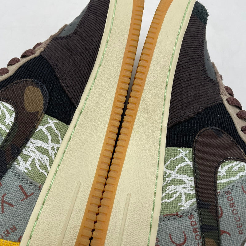 【中古品】【メンズ】 NIKE ナイキ × TRAVIS SCOTT トラヴィススコット 別注 コラボ AIR FORCE 1 LOW CACTUS JACK ”MULTI COLOR" CN2405-900 エアフォース1 カクタスジャック マルチカラー スニーカー 靴 160-260609-yo-03-tei サイズ：28cm カラー：マルチ 万代Net店