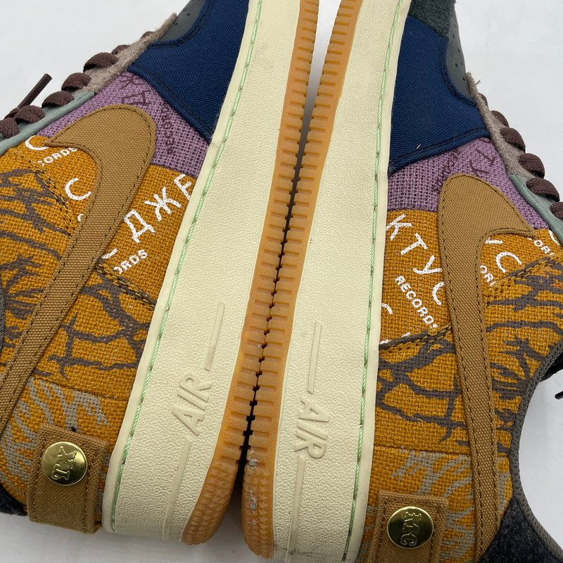 【中古品】【メンズ】 NIKE ナイキ × TRAVIS SCOTT トラヴィススコット 別注 コラボ AIR FORCE 1 LOW CACTUS JACK ”MULTI COLOR" CN2405-900 エアフォース1 カクタスジャック マルチカラー スニーカー 靴 160-260609-yo-03-tei サイズ：28cm カラー：マルチ 万代Net店