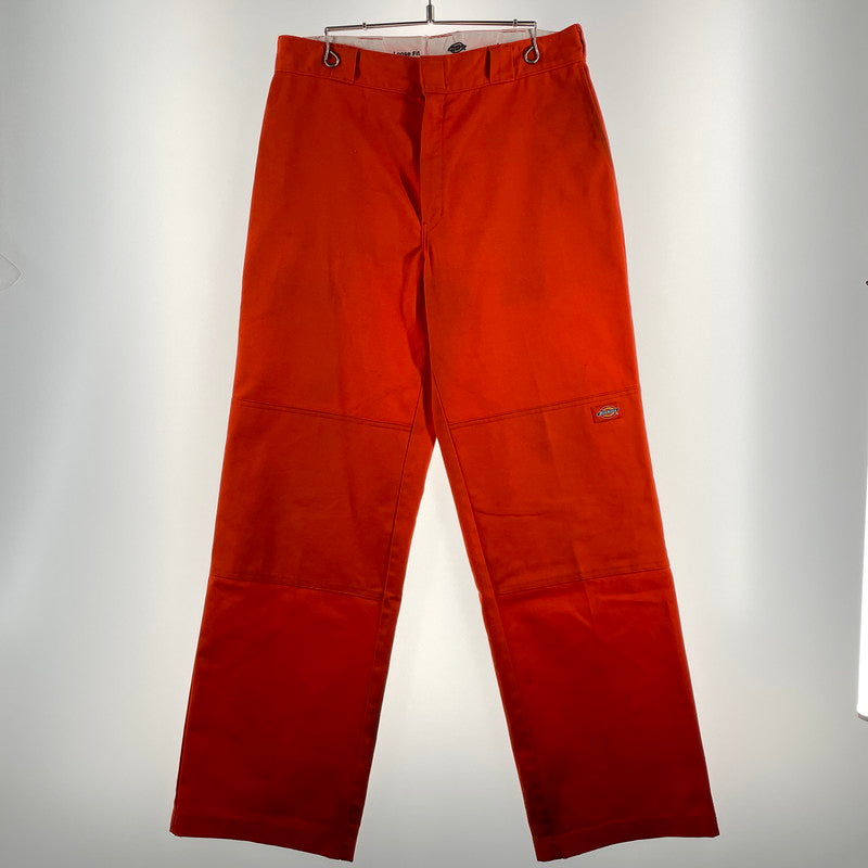 【現状渡し品】【メンズ】 DICKIES ディッキーズ LOOSE FIT PAINTER PANTS ルーズ フィット ペインター パンツ ボトムス 156-260805-sa-17-tei サイズ：34 カラー：オレンジ 万代Net店