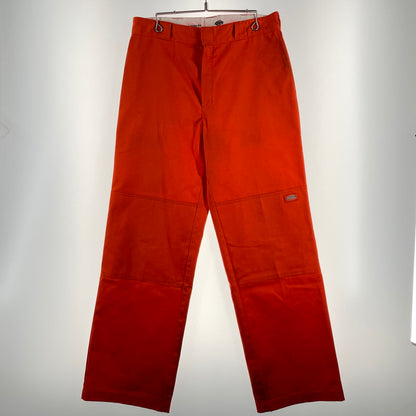 【現状渡し品】【メンズ】 DICKIES ディッキーズ LOOSE FIT PAINTER PANTS ルーズ フィット ペインター パンツ ボトムス 156-260805-sa-17-tei サイズ：34 カラー：オレンジ 万代Net店