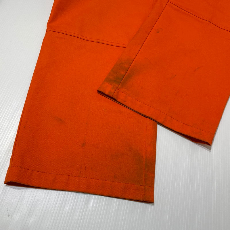 【現状渡し品】【メンズ】 DICKIES ディッキーズ LOOSE FIT PAINTER PANTS ルーズ フィット ペインター パンツ ボトムス 156-260805-sa-17-tei サイズ：34 カラー：オレンジ 万代Net店