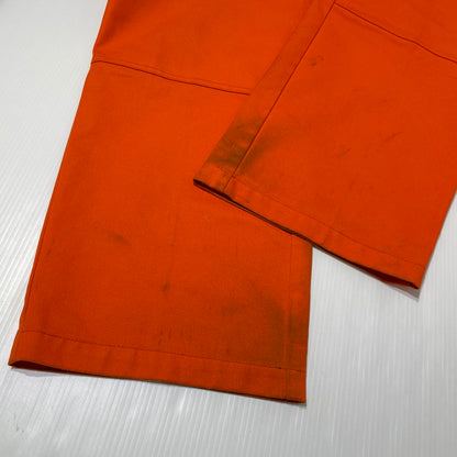 【現状渡し品】【メンズ】 DICKIES ディッキーズ LOOSE FIT PAINTER PANTS ルーズ フィット ペインター パンツ ボトムス 156-260805-sa-17-tei サイズ：34 カラー：オレンジ 万代Net店