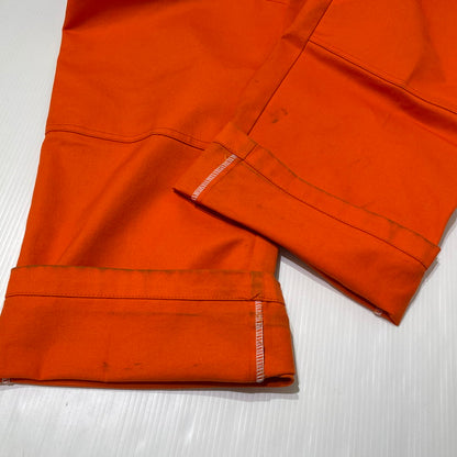 【現状渡し品】【メンズ】 DICKIES ディッキーズ LOOSE FIT PAINTER PANTS ルーズ フィット ペインター パンツ ボトムス 156-260805-sa-17-tei サイズ：34 カラー：オレンジ 万代Net店
