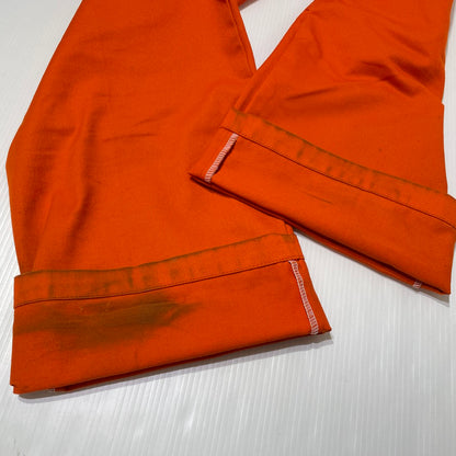 【現状渡し品】【メンズ】 DICKIES ディッキーズ LOOSE FIT PAINTER PANTS ルーズ フィット ペインター パンツ ボトムス 156-260805-sa-17-tei サイズ：34 カラー：オレンジ 万代Net店