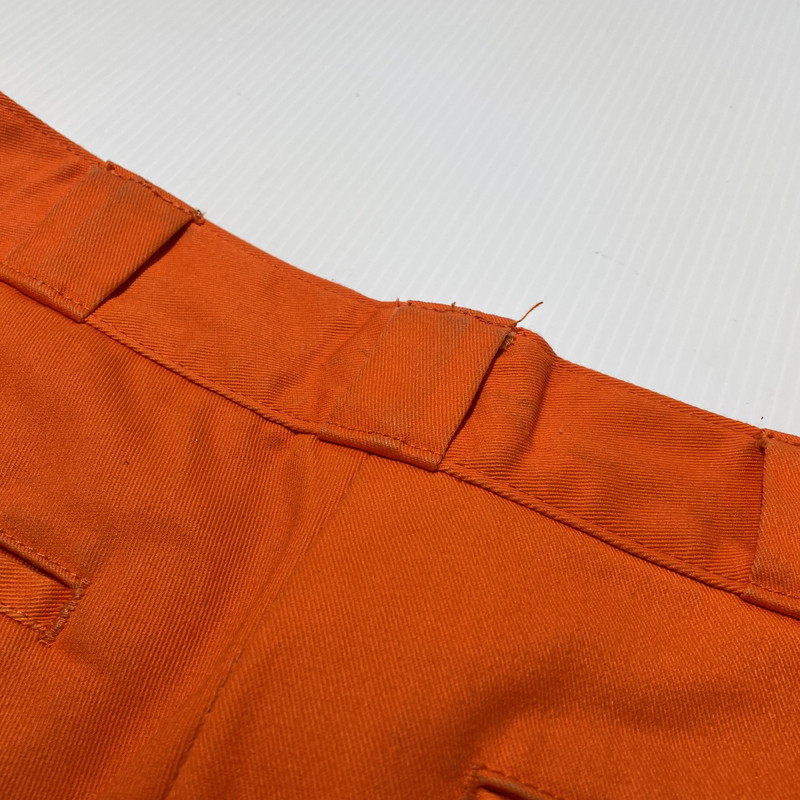 【現状渡し品】【メンズ】 DICKIES ディッキーズ LOOSE FIT PAINTER PANTS ルーズ フィット ペインター パンツ ボトムス 156-260805-sa-17-tei サイズ：34 カラー：オレンジ 万代Net店