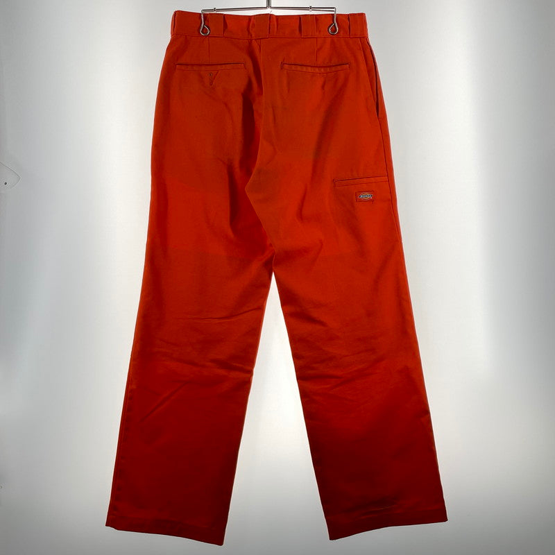 【現状渡し品】【メンズ】 DICKIES ディッキーズ LOOSE FIT PAINTER PANTS ルーズ フィット ペインター パンツ ボトムス 156-260805-sa-17-tei サイズ：34 カラー：オレンジ 万代Net店