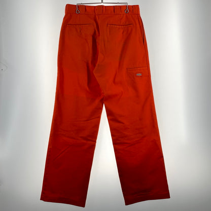 【現状渡し品】【メンズ】 DICKIES ディッキーズ LOOSE FIT PAINTER PANTS ルーズ フィット ペインター パンツ ボトムス 156-260805-sa-17-tei サイズ：34 カラー：オレンジ 万代Net店