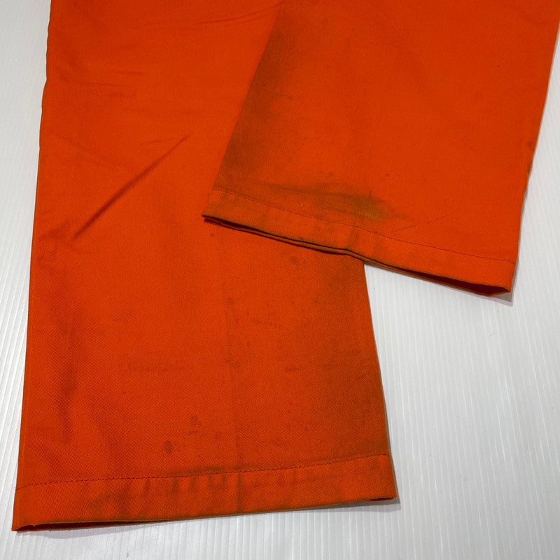 【現状渡し品】【メンズ】 DICKIES ディッキーズ LOOSE FIT PAINTER PANTS ルーズ フィット ペインター パンツ ボトムス 156-260805-sa-17-tei サイズ：34 カラー：オレンジ 万代Net店