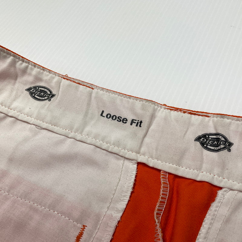 【現状渡し品】【メンズ】 DICKIES ディッキーズ LOOSE FIT PAINTER PANTS ルーズ フィット ペインター パンツ ボトムス 156-260805-sa-17-tei サイズ：34 カラー：オレンジ 万代Net店