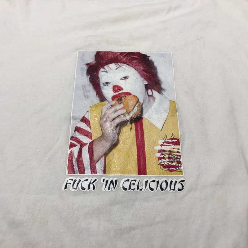 【現状渡し品】【メンズ】 HEY BIG ヘイ ビッグ FUCK IN CELICIOUS L/S TEE ファック イン セリシャス ロングスリーブ Tシャツ 長袖 トップス 147-260610-sa-06-tei サイズ：不明 カラー：ホワイト 万代Net店