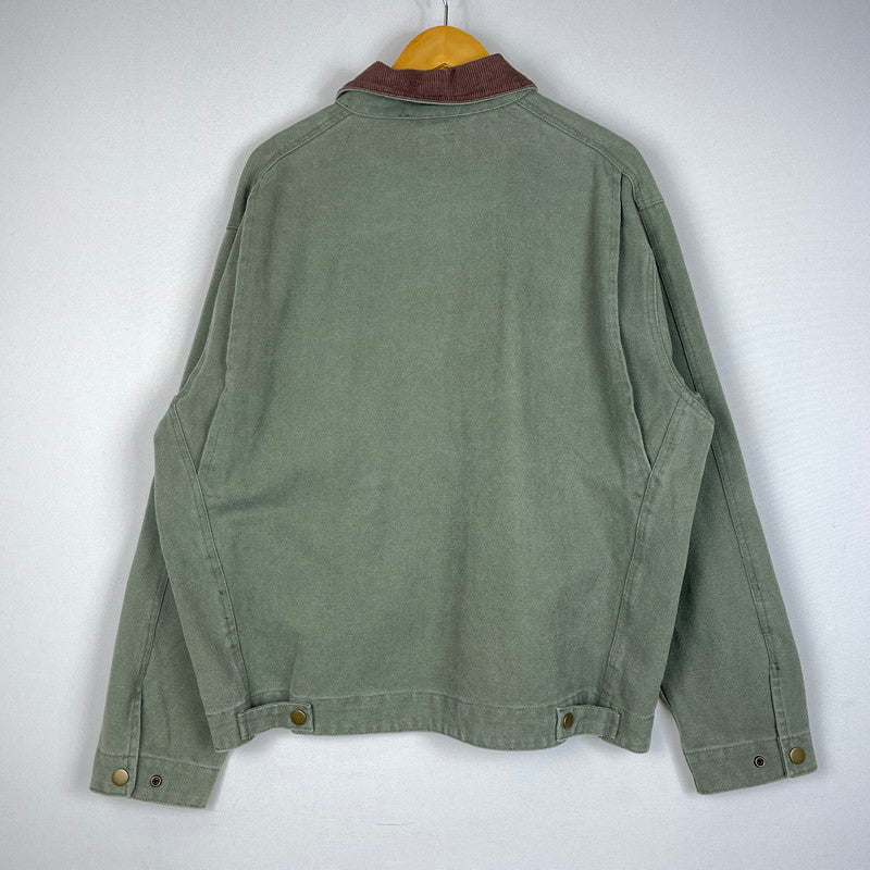 【中古品】【メンズ】 BACKERS バッカーズ DUCK WORK JACKET K78-3281-4 ダック ワークジャケット アウター 145-260623-yo-05-tei サイズ：L カラー：オリーブ 万代Net店