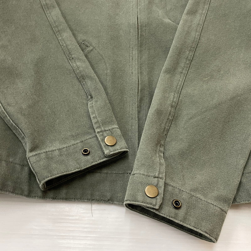 【中古品】【メンズ】 BACKERS バッカーズ DUCK WORK JACKET K78-3281-4 ダック ワークジャケット アウター 145-260623-yo-05-tei サイズ：L カラー：オリーブ 万代Net店