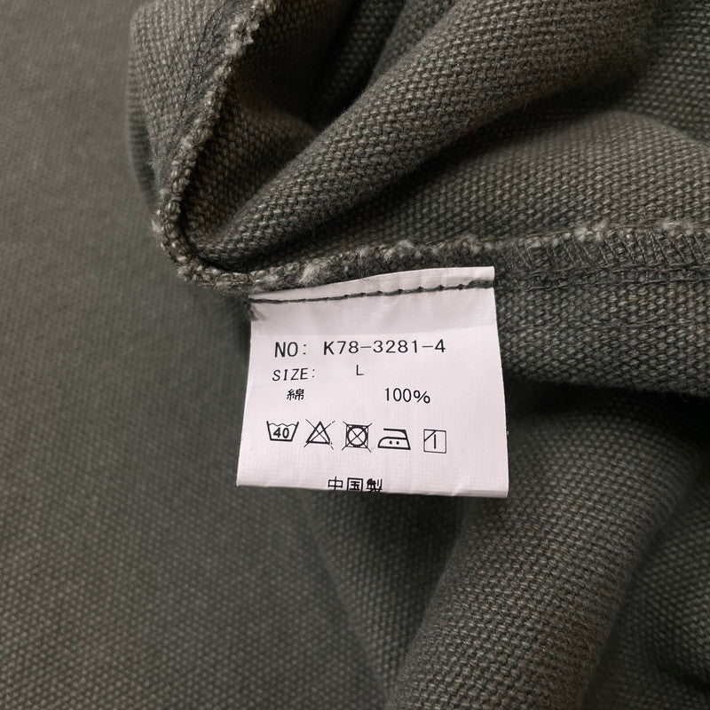 【中古品】【メンズ】 BACKERS バッカーズ DUCK WORK JACKET K78-3281-4 ダック ワークジャケット アウター 145-260623-yo-05-tei サイズ：L カラー：オリーブ 万代Net店