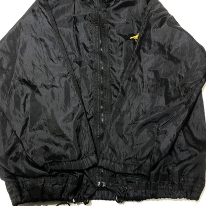 【中古品】【メンズ】 M.VERSAGE エム・ヴェルサーチェ 90's LOGO ZIP UP JACKET 90年代 ロゴ ジップ アップ ジャケット ライトアウター 141-260610-sa-08-tei サイズ：L カラー：ブラック 万代Net店