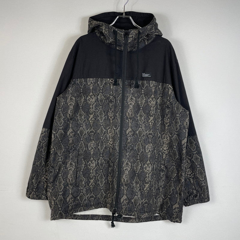 【中古品】【メンズ】 FAT エフエーティー BOLDA ZIP HOOD JACKET F32010-SH10 ボルダ ジップ フーディ ジャケット アウター 142-260612-yo-11-tei サイズ：FAT カラー：ブラック 万代Net店