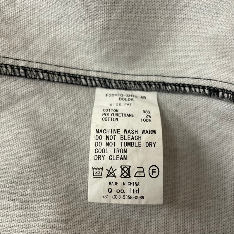 【中古品】【メンズ】 FAT エフエーティー BOLDA ZIP HOOD JACKET F32010-SH10 ボルダ ジップ フーディ ジャケット アウター 142-260612-yo-11-tei サイズ：FAT カラー：ブラック 万代Net店