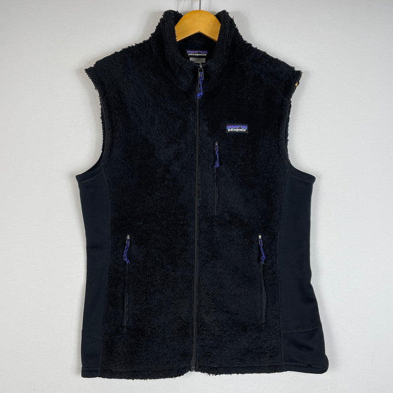 【中古品】【メンズ】 patagonia パタゴニア LOS GATOS FLEECE VEST 25925FA14 ロスガトス フリースベスト トップス ジップアップベスト 144-260617-ss-01-tei サイズ：M　※廃盤 カラー：ブラック 万代Net店