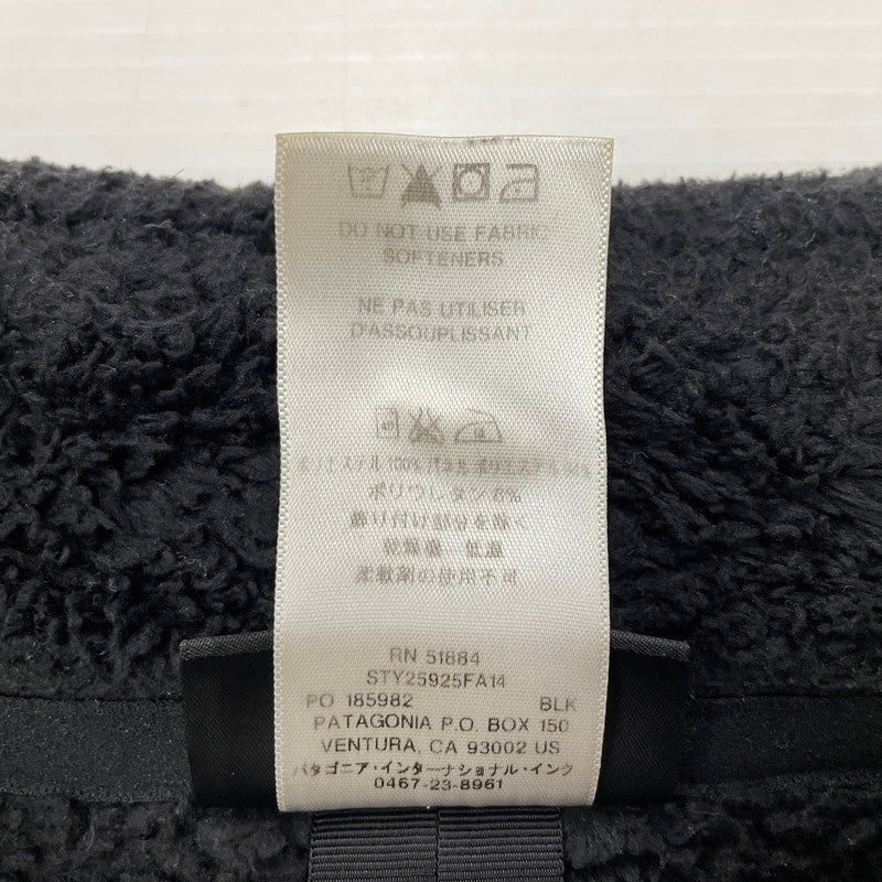 【中古品】【メンズ】 patagonia パタゴニア LOS GATOS FLEECE VEST 25925FA14 ロスガトス フリースベスト トップス ジップアップベスト 144-260617-ss-01-tei サイズ：M　※廃盤 カラー：ブラック 万代Net店