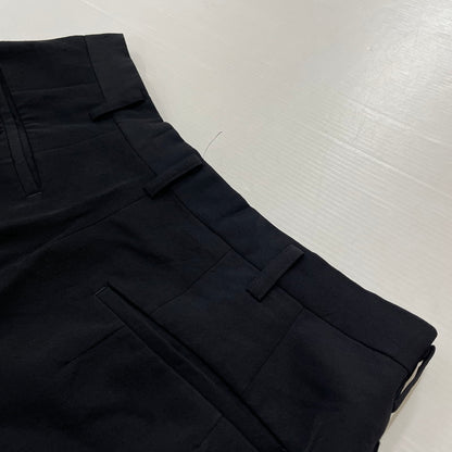 【中古品】【メンズ】 Y’S FOR MEN ワイズフォーメン 2TUCK TAPERED WOOL SLACKS PANTS MB-P01-100 2タック ワイドテーパード ウール スラックス パンツ 151-260616-yo-11-tei サイズ：LL カラー：ブラック 万代Net店