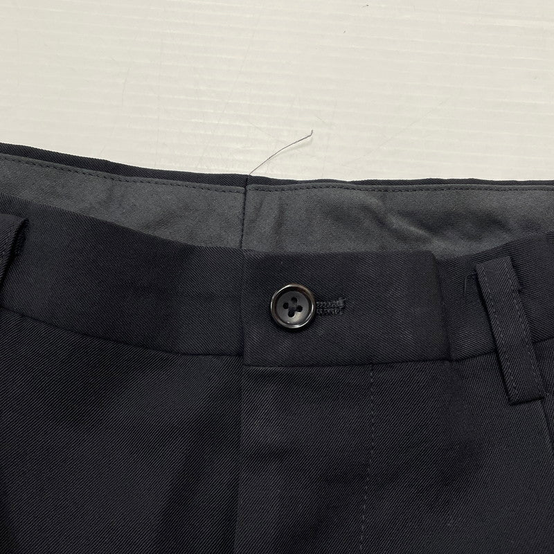 【中古品】【メンズ】 Y’S FOR MEN ワイズフォーメン 2TUCK TAPERED WOOL SLACKS PANTS MB-P01-100 2タック ワイドテーパード ウール スラックス パンツ 151-260616-yo-11-tei サイズ：LL カラー：ブラック 万代Net店