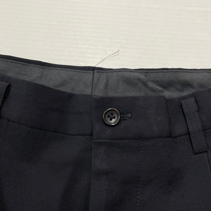 【中古品】【メンズ】 Y’S FOR MEN ワイズフォーメン 2TUCK TAPERED WOOL SLACKS PANTS MB-P01-100 2タック ワイドテーパード ウール スラックス パンツ 151-260616-yo-11-tei サイズ：LL カラー：ブラック 万代Net店