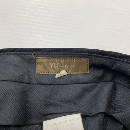 【中古品】【メンズ】 Y’S FOR MEN ワイズフォーメン 2TUCK TAPERED WOOL SLACKS PANTS MB-P01-100 2タック ワイドテーパード ウール スラックス パンツ 151-260616-yo-11-tei サイズ：LL カラー：ブラック 万代Net店
