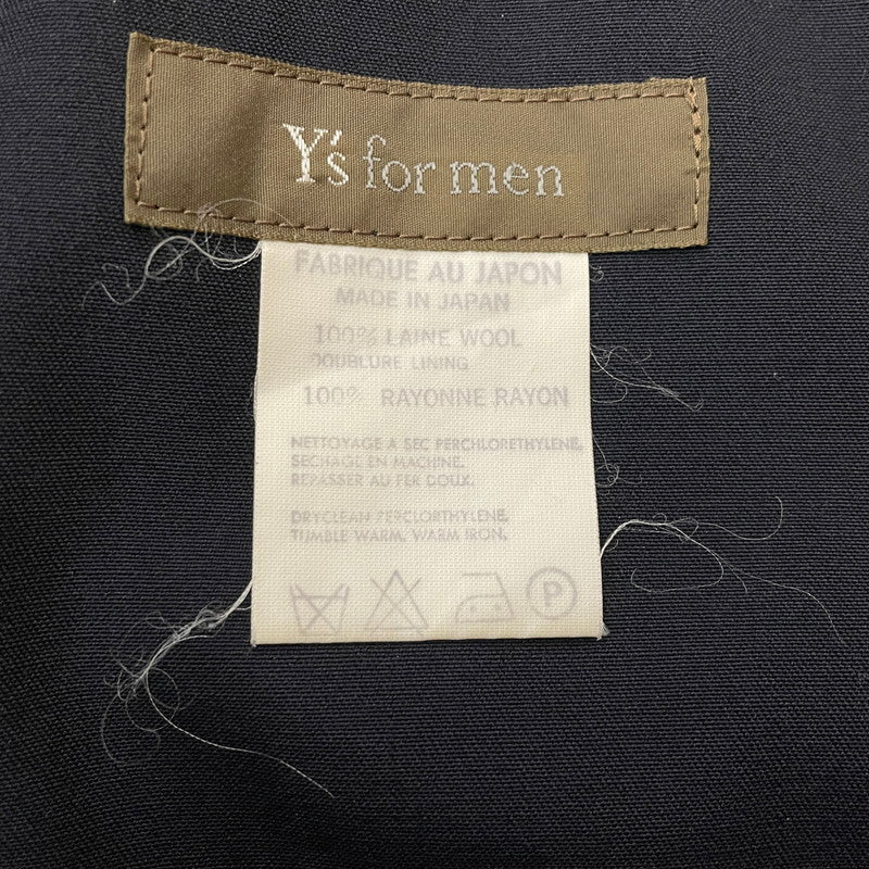 【中古品】【メンズ】 Y’S FOR MEN ワイズフォーメン WIDE EASY PANTS ME-P11-100 ワイド イージー パンツ ボトムス 151-260616-yo-10-tei サイズ：不明 カラー：ブラック 万代Net店