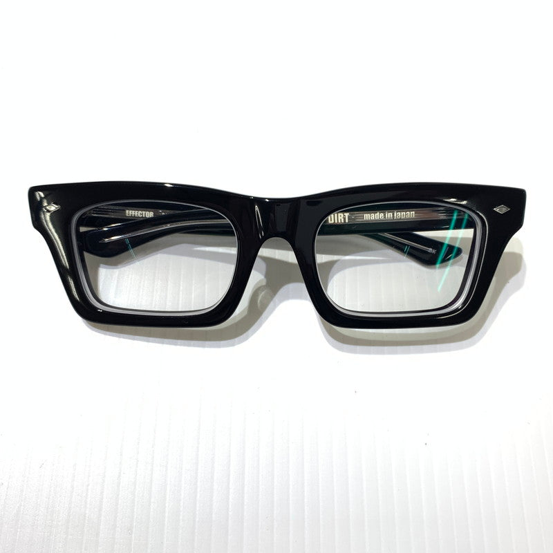 【中古品】【メンズ】 EFFECTOR エフェクター × DIET BUTCHER ダイエット ブッチャー 別注 コラボ SLIM SKIN DIRT スリムスキン ダート アイウェア 眼鏡 サングラス ※度入り 203-260613-ko-07-tei サイズ：52□25-145 カラー：ブラック 万代Net店