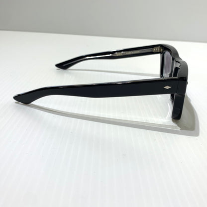 【中古品】【メンズ】 EFFECTOR エフェクター × DIET BUTCHER ダイエット ブッチャー 別注 コラボ SLIM SKIN DIRT スリムスキン ダート アイウェア 眼鏡 サングラス ※度入り 203-260613-ko-07-tei サイズ：52□25-145 カラー：ブラック 万代Net店
