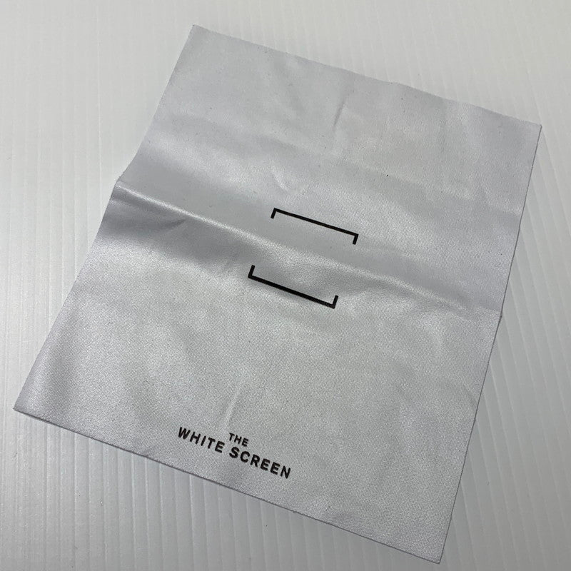 【中古品】【メンズ】 THE WHITE SCREEN ホワイトスクリーン ACETATE TITANIUM アセテート チタニウム アイウェア 眼鏡 サングラス ※度入り 203-260613-ko-08-tei サイズ：48□21-147 カラー：クリアグレー系 万代Net店