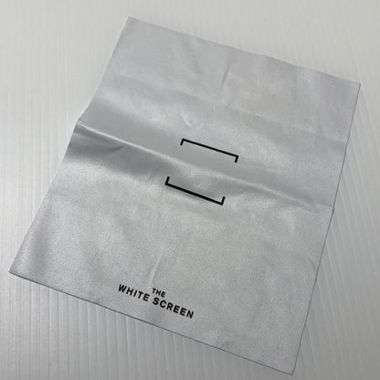 【中古品】【メンズ】 THE WHITE SCREEN ホワイトスクリーン ACETATE TITANIUM アセテート チタニウム アイウェア 眼鏡 サングラス ※度入り 203-260613-ko-08-tei サイズ：48□21-147 カラー：クリアグレー系 万代Net店