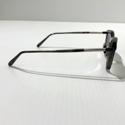 【中古品】【メンズ】 THE WHITE SCREEN ホワイトスクリーン ACETATE TITANIUM アセテート チタニウム アイウェア 眼鏡 サングラス ※度入り 203-260613-ko-08-tei サイズ：48□21-147 カラー：クリアグレー系 万代Net店